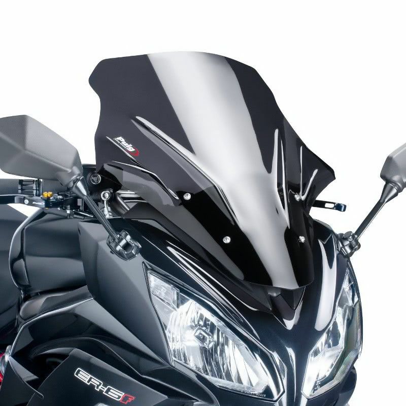 プーチ(Puig) レーシングスクリーン ダークスモーク ER-6f/Ninja650 12-16 5998F