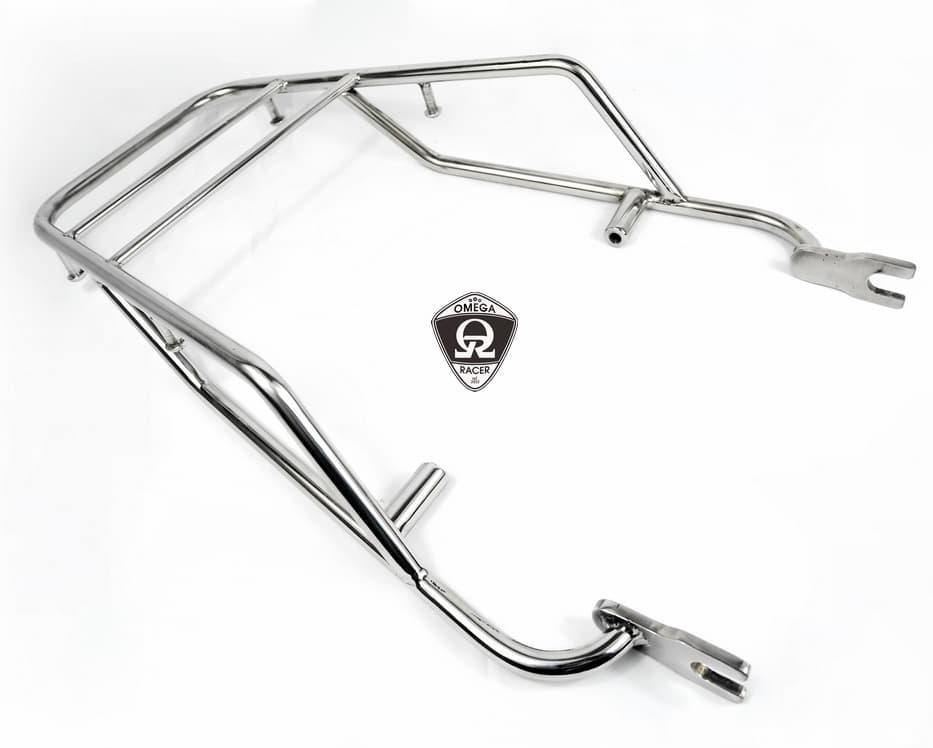 楽天市場】カワサキ W400 W650 W800 バックレスト付 リア キャリア