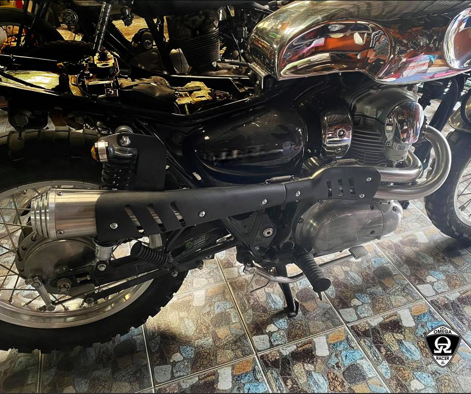 AN-BU アンブ フルエキマフラー2in1 W800 KAWASAKI カワサキ