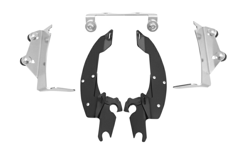 MEMPHIS SHADES トリガーロックマウントキット for バットウィングフロントカウル フェアリング ブラック VN900B/D バルカンクラシック