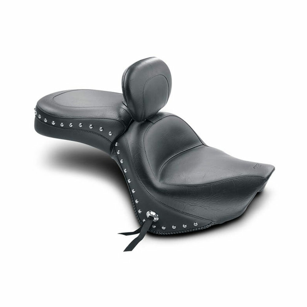 MUSTANG ワイドツーリングシート With Driver Backrest (Studded) VN900 バルカン Classic|モトパーツ 店