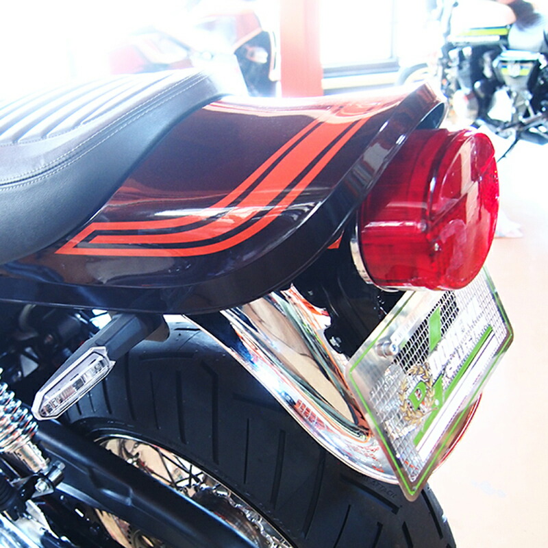 楽天市場】kawasaki Z900RS メッキリアフェンダー Z1/Z2タイプ