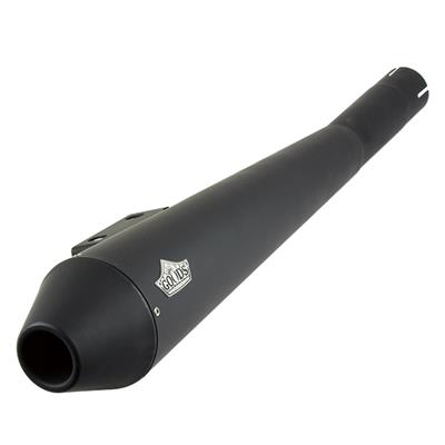 グッズ(GOODS) ESPECIALLY TAPERED CORN　スリップオンマフラー　ブラック　250TR(FI対応)