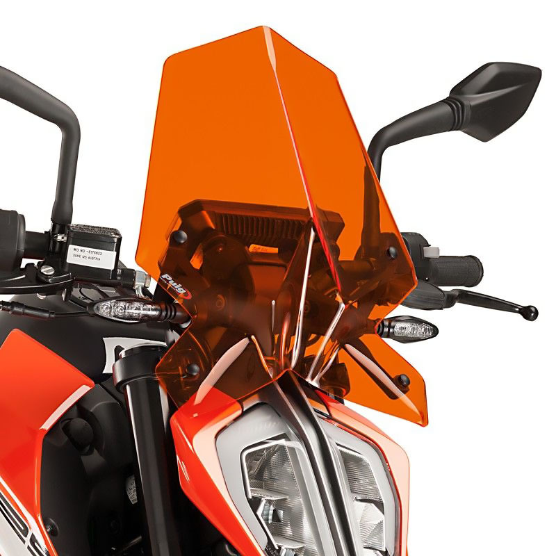 プーチ(Puig) スポーツスクリーン オレンジ 125/390 Duke 17- 9514T|モトパーツ 店