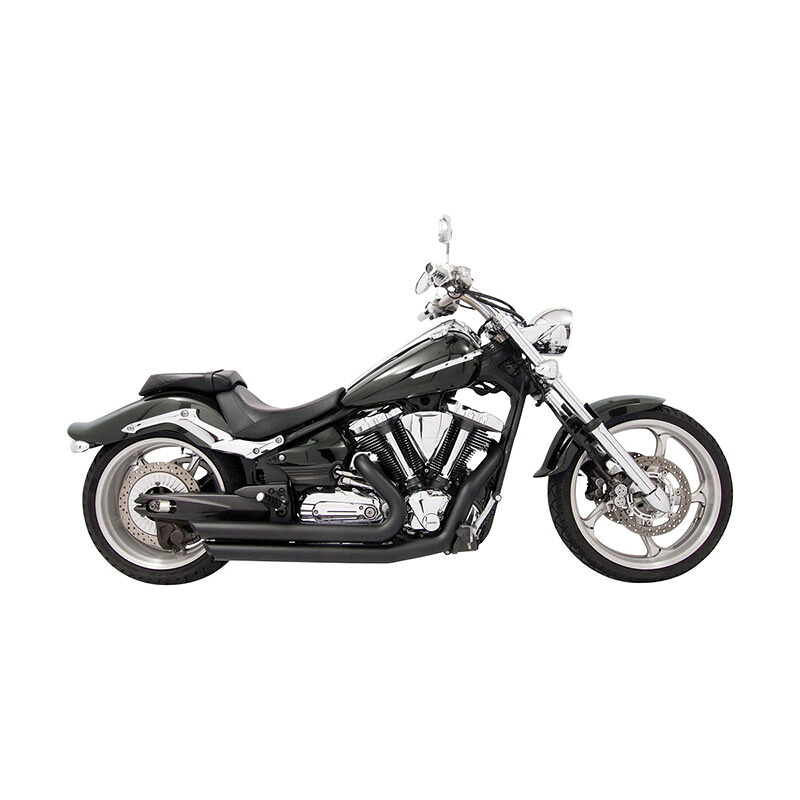 Freedom Performance アメンドメント スラッシュアウト マフラー ブラック レイダー 07-15