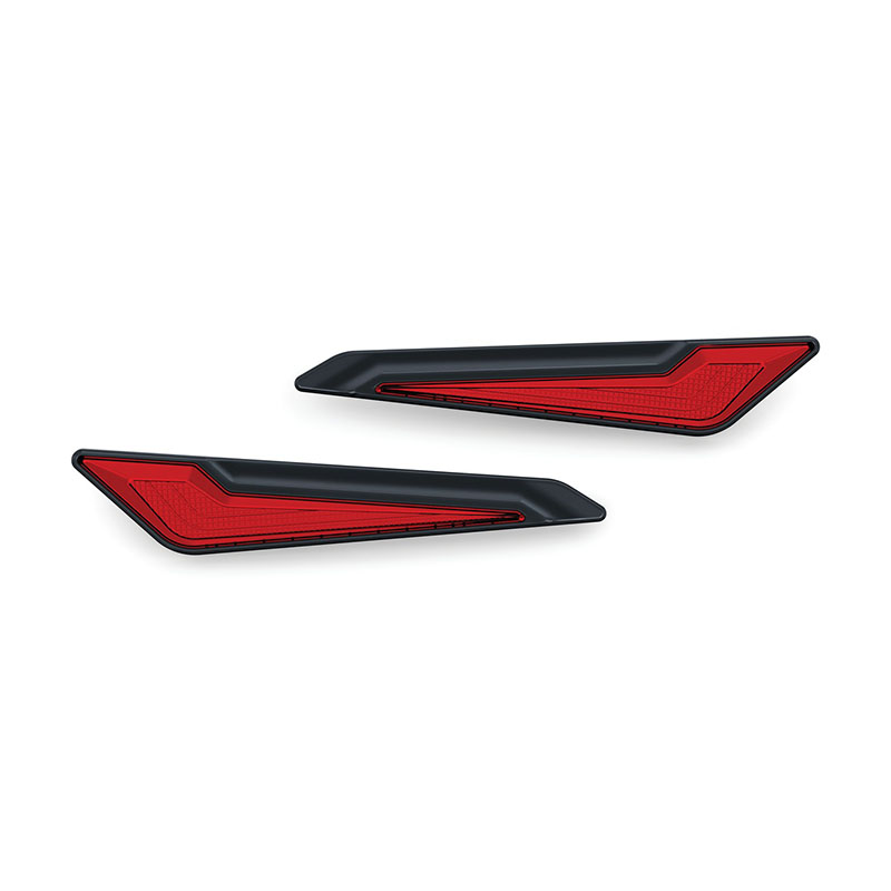 ゴールドウイング GL1800 18- Omni LEDサドルバッグサイドインサート ブラック クリアキン|モトパーツ 店