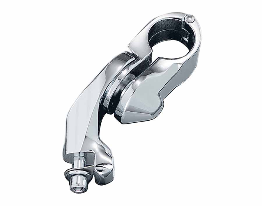 KURYAKYN アジャスタブルクルーズマウント ショートアーム クローム 左右セット