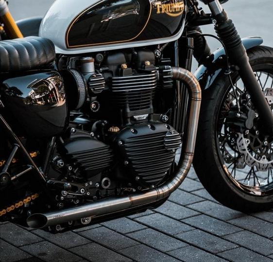 楽天市場】ボンネビル T100/T120 Racing 2-2 フルエキゾーストマフラー