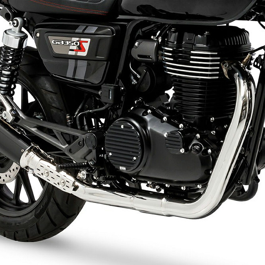 ホンダ GB350S BRS フロントエキゾーストパイプ シルバー MORIWAKI
