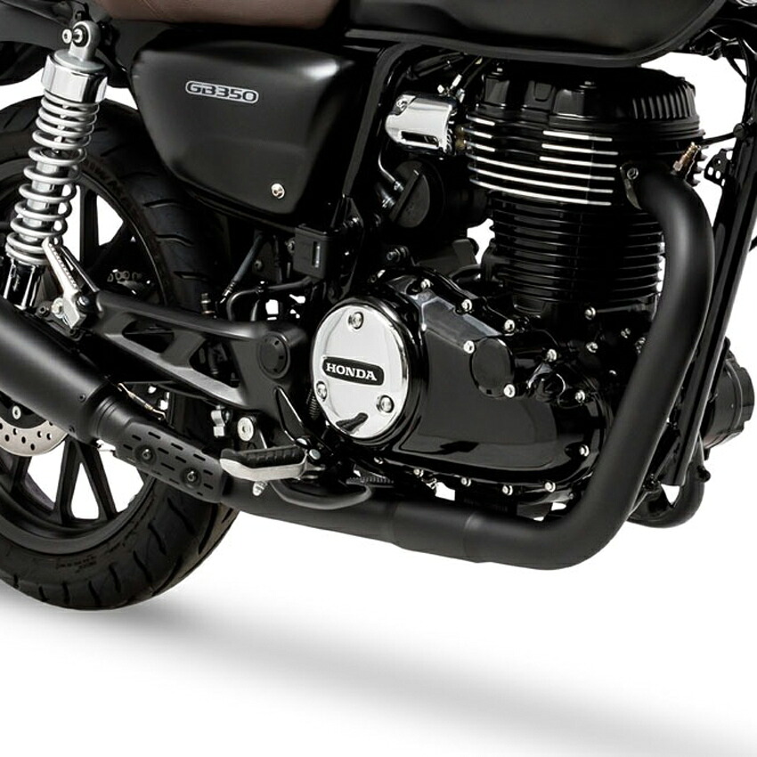ホンダ GB350 BRS フロントエキゾーストパイプ ブラック MORIWAKI