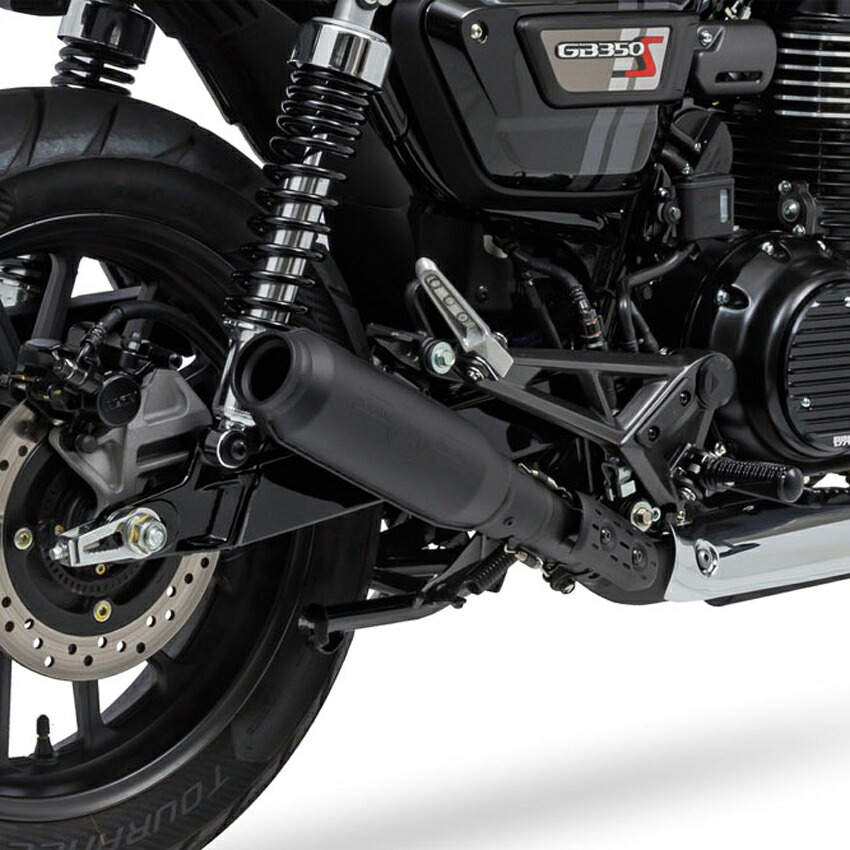 ホンダ GB350、GB350S MONSTER スリップオンマフラー(JMCA) ブラック MORIWAKI|モトパーツ 店