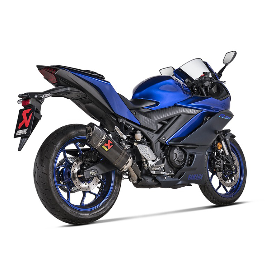 国内即発送 ヤマハ YZF-R25 YZF-R3 MT-25 MT-03 カーボンスリップオン