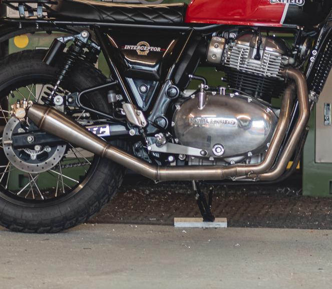 IXIL POWERAGEスリップオンマフラー コンチネンタルgt650 int650