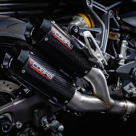 Ducati モンスター821 2018-20 スリップオンマフラー カーボン \