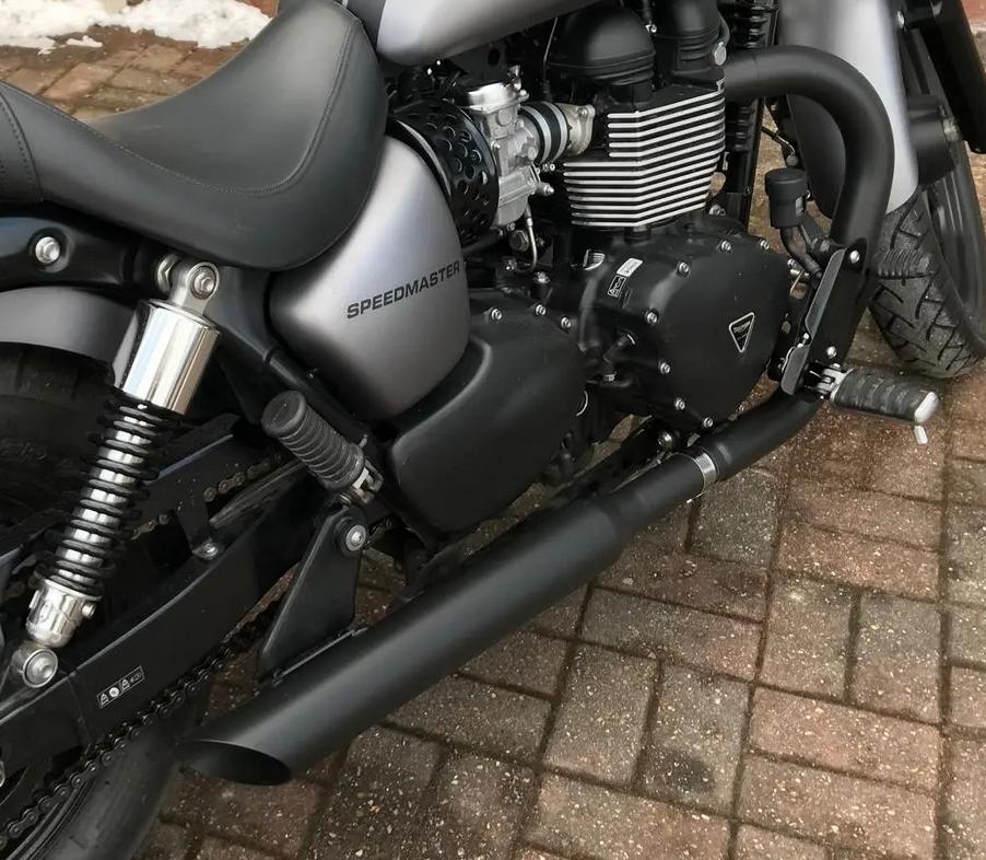 トライアンフ　ボバー　スピードマスター　　　zardザードマフラー　本日限定価格 トライアンフ ボバー 2021-23 スリップオン マフラー サテン E