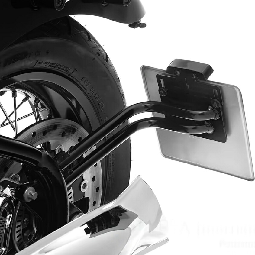 BMW R18 サイドナンバープレートマウントKIT ブラック ワンダーリッヒ