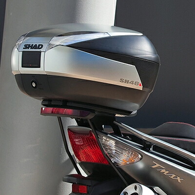 SHAD SH48 トップケース 48L (チタニウム/無塗装ブラック)
