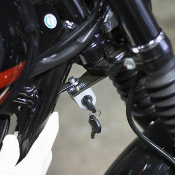 ハンドルロック　タイヤロック　セット 楽天市場】逆車専用 ハンドルロック KH250 Z400FX Z400J Z550GP