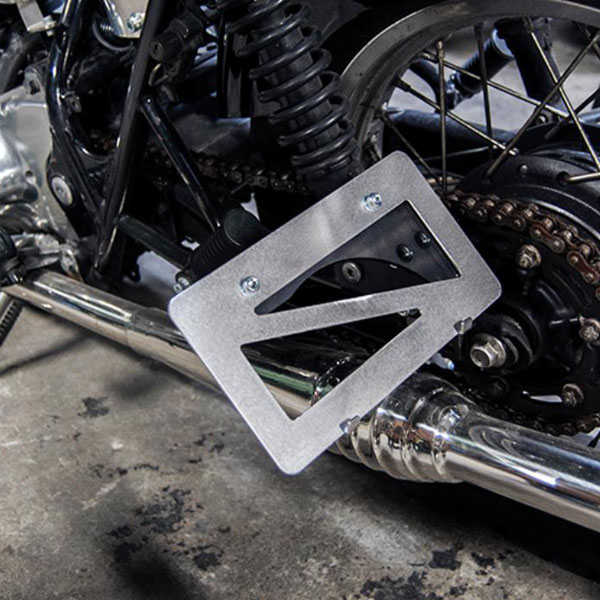 カワサキ W650/400 サイドナンバーキット Type 4 モーターロック｜モトパーツ　店