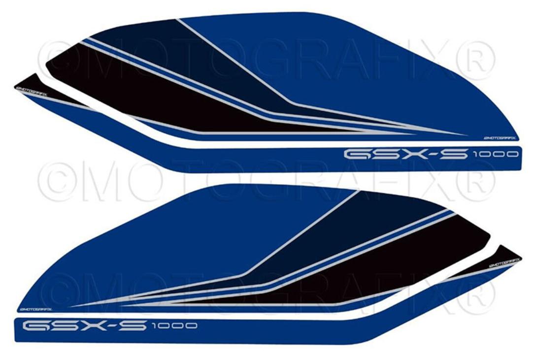 GSX-S1000GT ボディパッド KNEE DBLU/NEVY モトグラフィックス