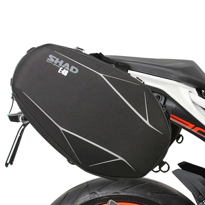 KTM デューク 125/250/390 サイドバッグホルダーキット E48/SW42 SHAD