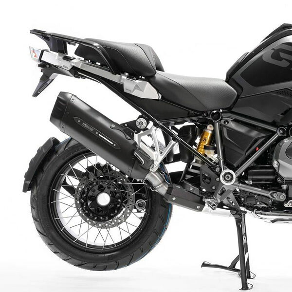 BMW R 1250 GS/アドベンチャー 18-20 デザートフォックス チタンスリップオンマフラー Euro 4 ブラック ボスエキゾースト｜モトパーツ　店