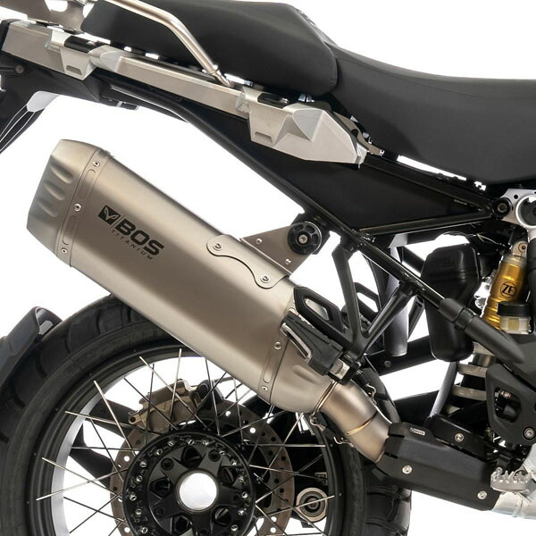 BMW R 1250 GS/アドベンチャー 18-20 デザートフォックス チタンスリップオンマフラー Euro 4 ボスエキゾースト｜モトパーツ　店
