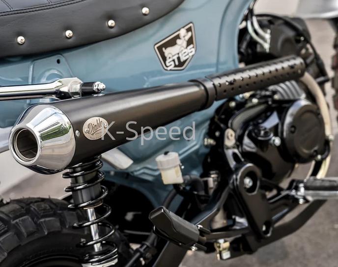 Dax 125 ステンレスマフラー DX009 K-SPEED