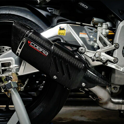 アプリリア トゥオーノ(TUONO) V4 1100RR スリップオンマフラー 2015-16 トライオーバルカーボン コブラスポーツ
