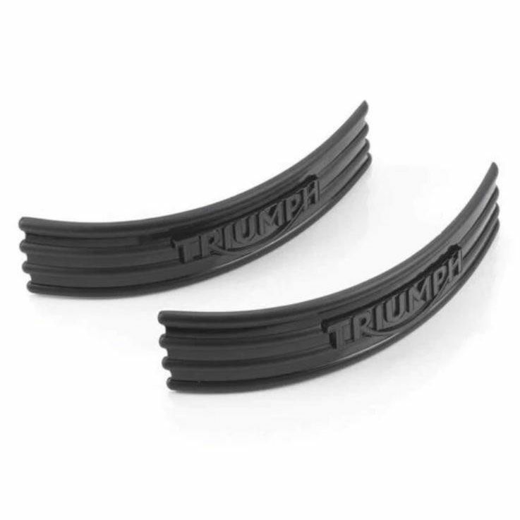 トライアンフ純正ボンネビルT100/T120 ４バー/トライアンフロゴ タンクバッチ ブラック