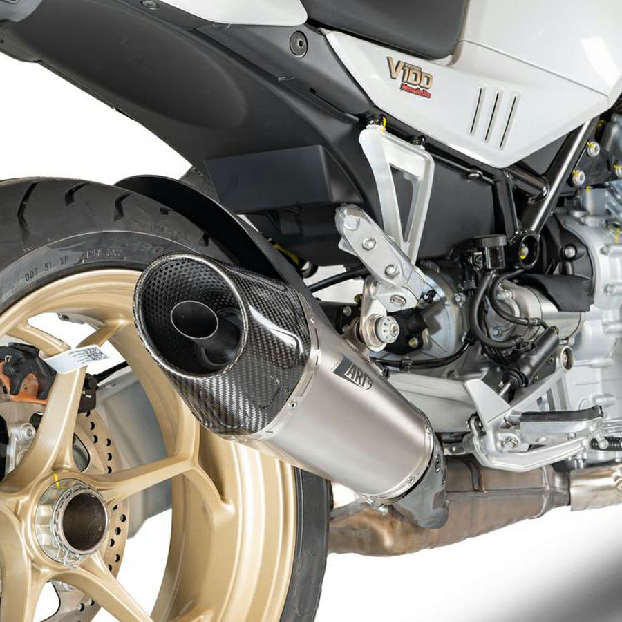 Moto Guzzi V100 マンデッロ　EURO5・スリップオンマフラー ZARD