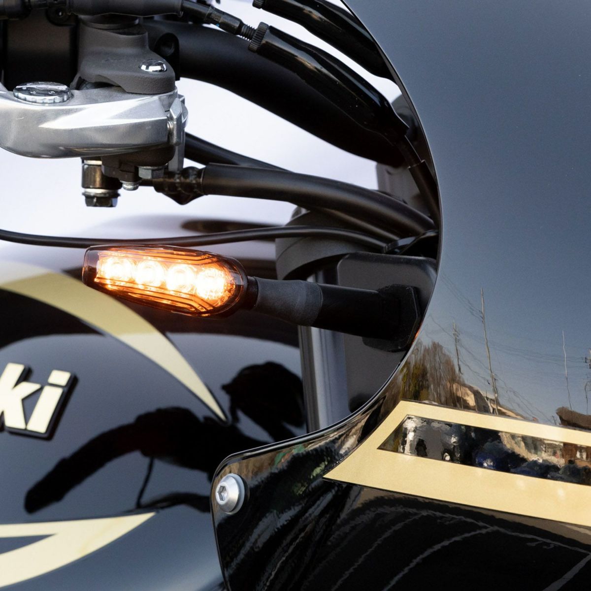 z900rs スモークウィンカー ポッシュフェイスの「Z900RS ウインカー車種キット」にスモーク