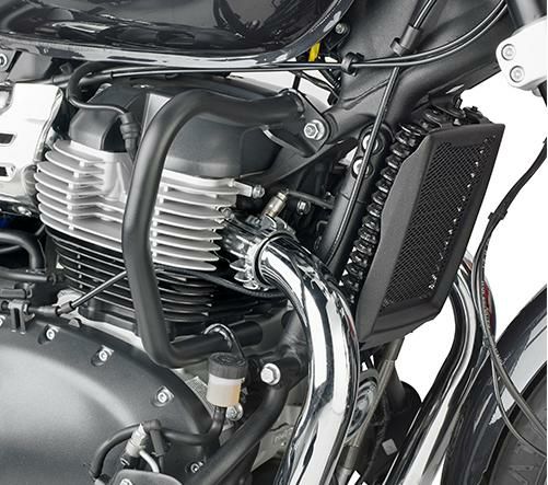 スーパーメテオ650/ショットガン650 23～ エンジンガード ブラック GIVI ロイヤルエンフィールド