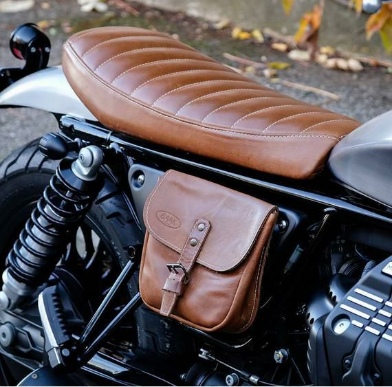 楽天市場】V7 850 ブラウンレザー/クラシックステッチ シート BAAK