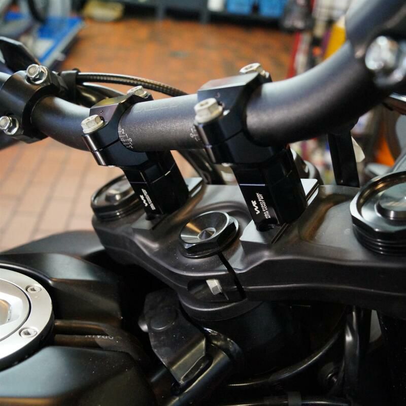 KTM 890 アドベンチャー ハンドルバーライザー 25mmUP ブラック VOIGT MOTO TECHNIK
