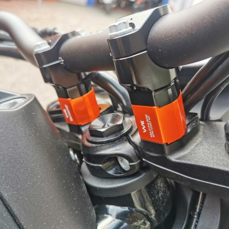 KTM 890 Duke ハンドルバーライザー 25mmUP オレンジ VOIGT MOTO TECHNIK|モトパーツ 店