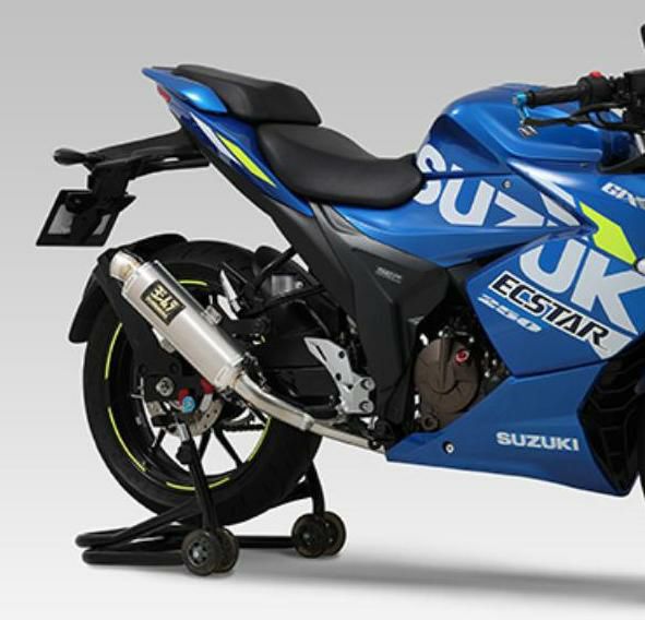 スズキジクサーSF　JMCA公認ヨシムラサイクロンフルエキ一式 機械曲 GP-MAGNUM105 サイクロン EXPORT SPEC 政府認証