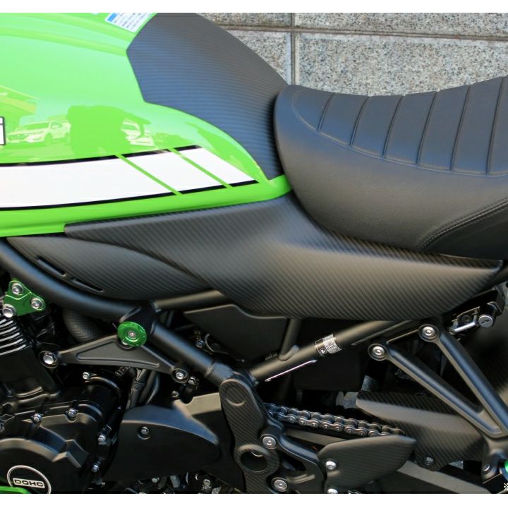 楽天市場】Z900RS【KAWASAKI】カーボン・サイドカバー【光沢クリア塗装