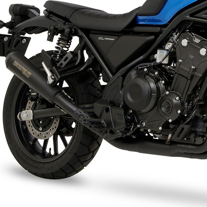 ホンダ CL250-500 ブラック スリップオン エキゾースト ホンダ CL250 スリップオンマフラー ブラック K-SPEED