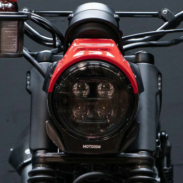 ホンダ CL500/CL250 ウインカー＆ポジションライト付き フォークカバー THE NIGHTCRAWLER MOTOISM