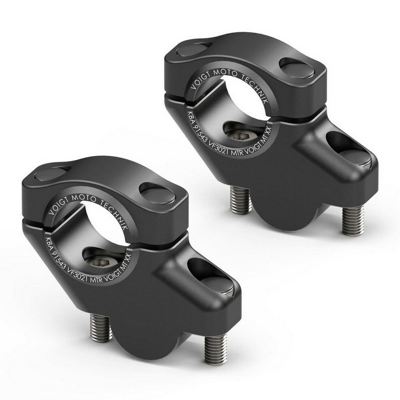 スヴァルトピレン 701 ハンドルバーライザー 30mmアップ 21mmオフセット ブラック VOIGT MOTO TECHNIK|モトパーツ 店