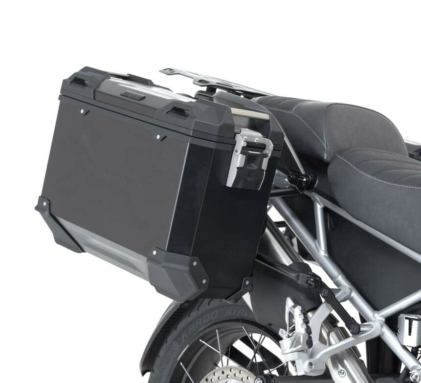 タイガー 1200 GT TRAX アドベンチャー アルミケース ブラック SW-MOTECH