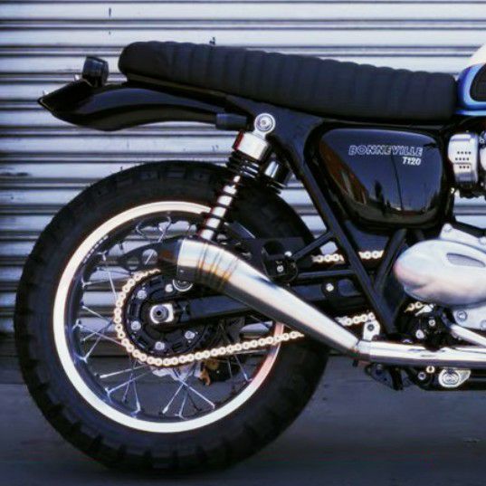 楽天市場】ボンネビル T100 T120 スリップオンマフラー