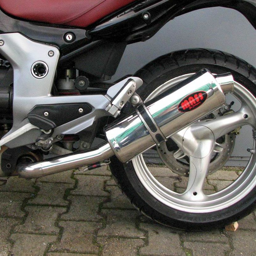 MOTO GUZZI(モトグッチ) BREVA ブレヴァ850/1100/1200 ステンレス スリップオンマフラー MASS Exhaust