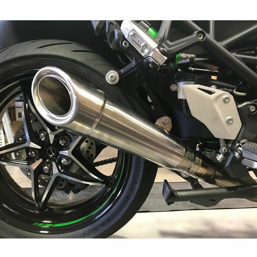 Ninja H2 OVER Racing サイレンサー OVER RACING オーヴァー レーシングチタン メガホン 4-2-1