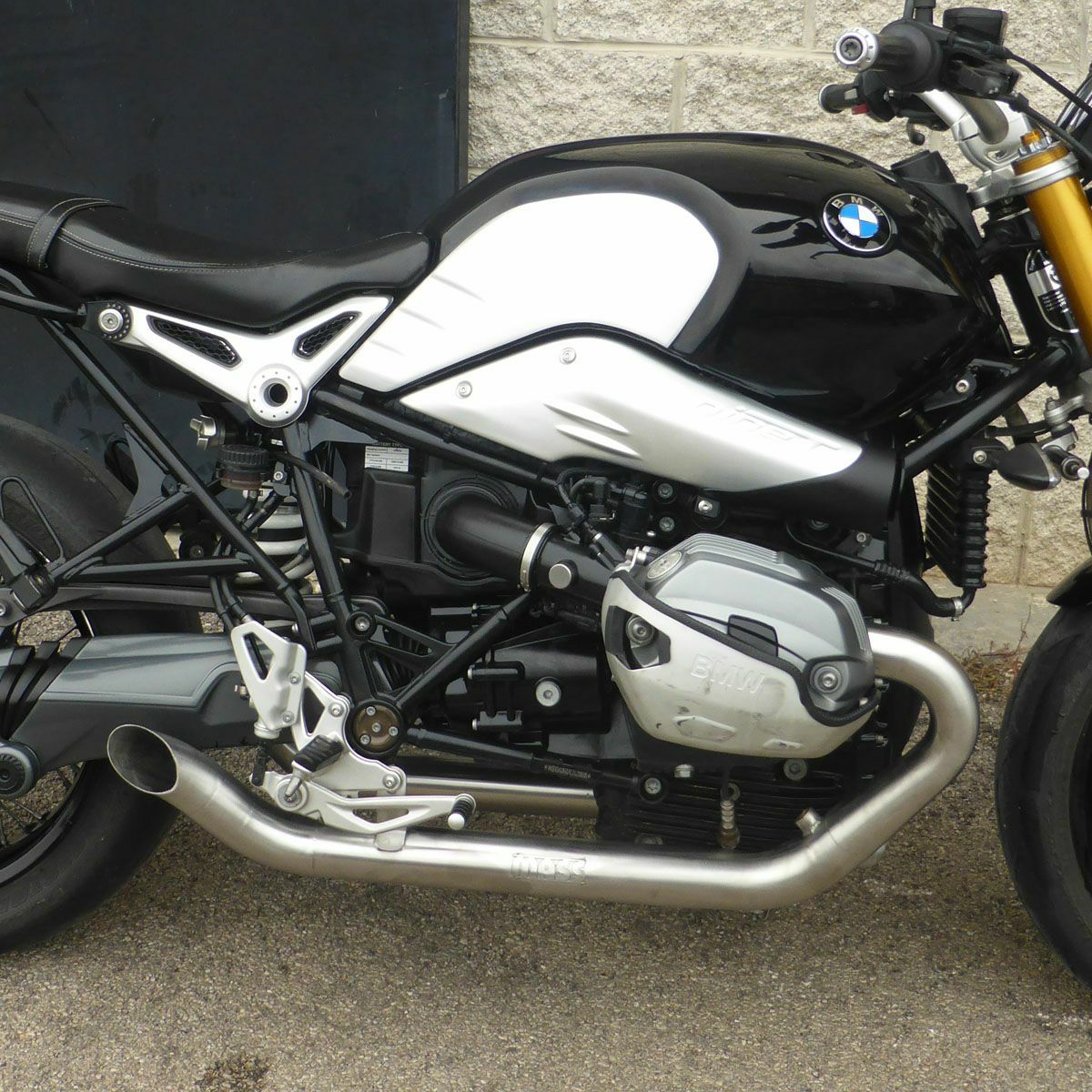 BMW RnineT 2in2 Hot Rod ステンレス フルエキゾーストマフラー ポリッシュ(レーシング) MASS Exhaust｜モトパーツ　店