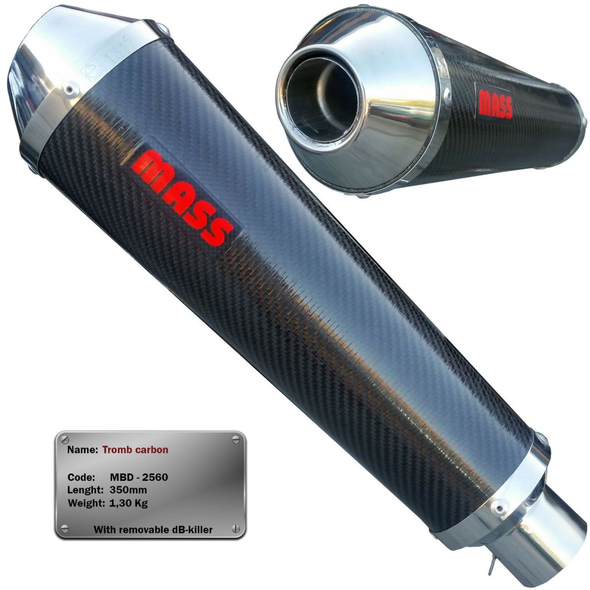 BMW RnineT Tromb カーボン スリップオンマフラー MASS Exhaust｜モトパーツ　店