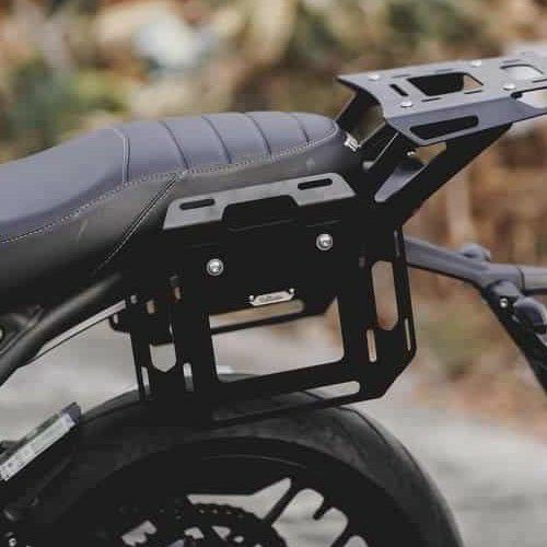 トライアンフ スピード400/スクランブラー400X ラゲッジラック サイドラック左側のみ ブラック ラッシュカスタム
