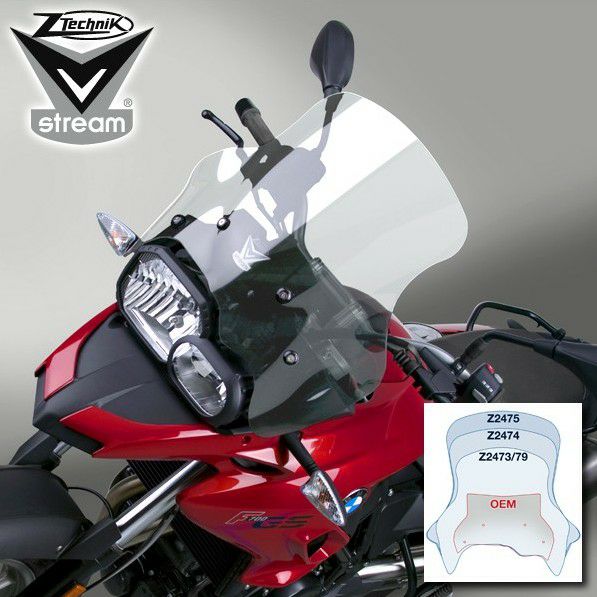 BMW F700GS スクリーン Vストリーム スポーツ クリア ZTechnik ナショナルサイクル