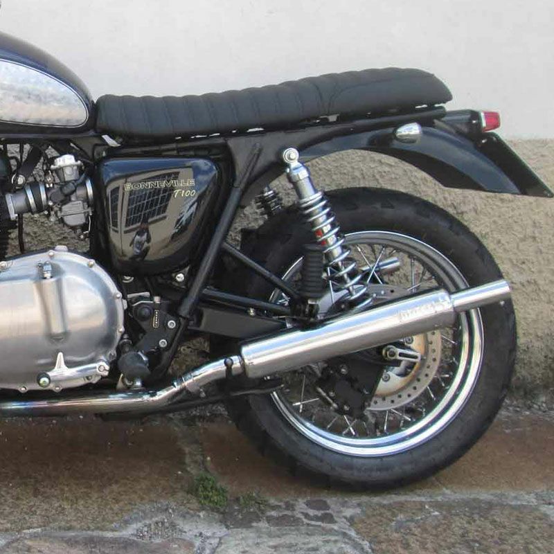 楽天市場】トライアンフ 空冷ボンネビル ステンレス Tromb スリップ